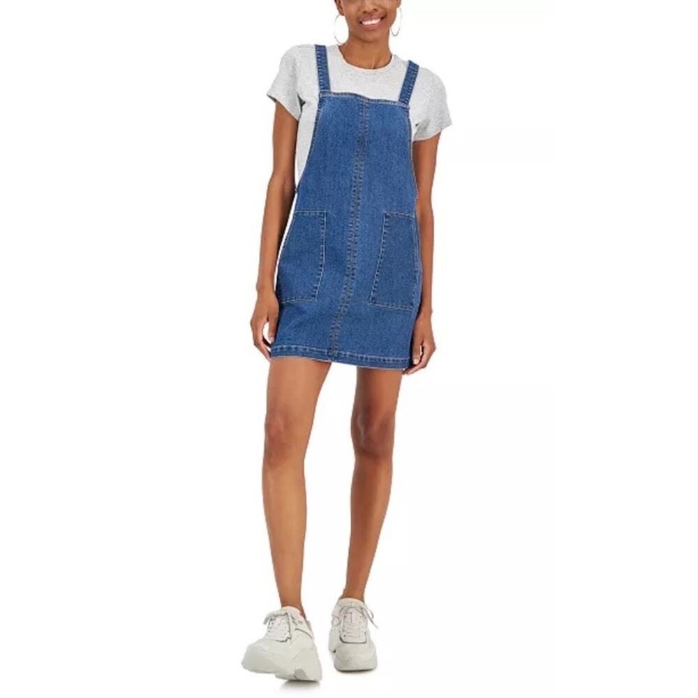 Tinseltown Denim Pullover Pinafore Overall Size Small